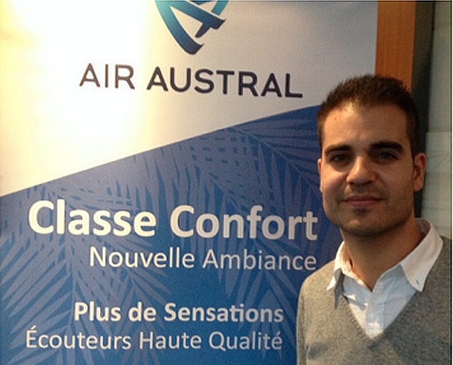 José Oliveira, la nouvelle voix d’Air Austral en région PACA