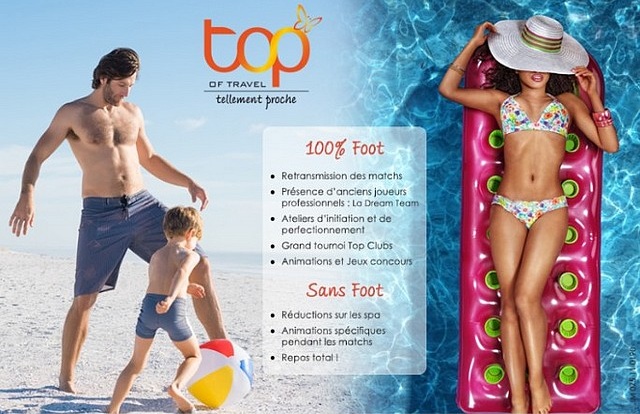 Top of travel lance son opération 100 % Foot / sans Foot 