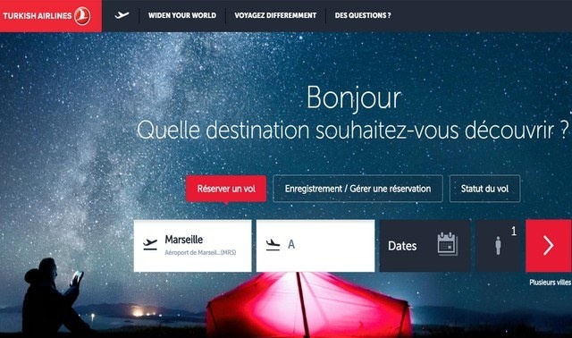 Turkish Airlines lance son nouveau site internet français