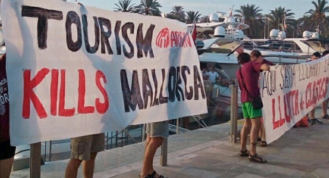 Aux Baléares, le mouvement anti-touristes prend de l’ampleur