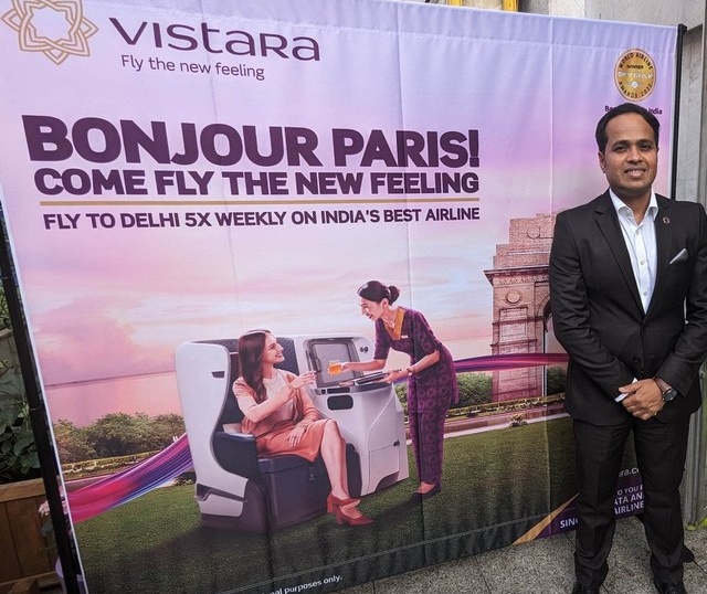 Vistara : Toute l’ Inde depuis Paris récompensée
